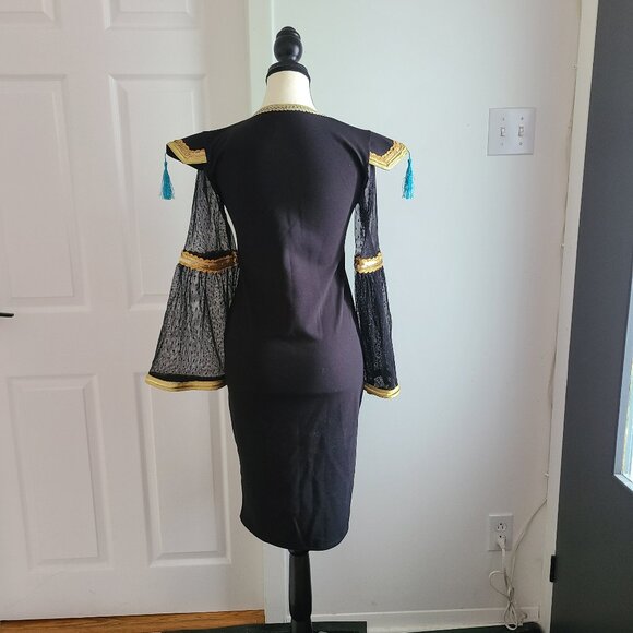 Gold & Black tunique Caftan - Picture 2 of 2